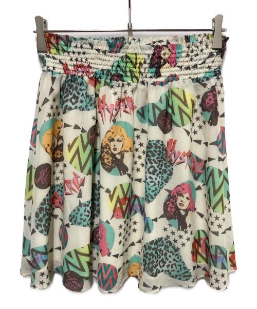 Hysteric Glamour（ヒステリックグラマー）Hysteric Glamour (ヒステリックグラマー) ヒスガール総柄ミニスカート マルチカラー サイズ:FREEの古着・服飾アイテム
