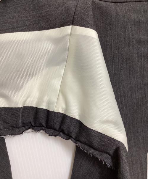 MAISON SPECIAL（メゾンスペシャル）MAISON SPECIAL (メゾンスペシャル) Back Slit Cut off Over グレー サイズ:FREEの古着・服飾アイテム