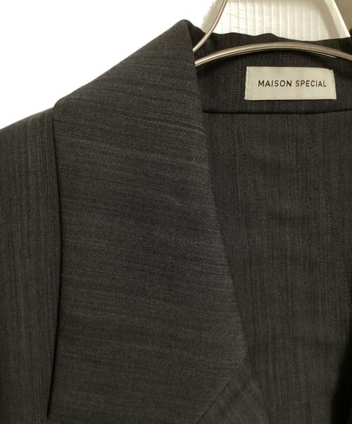 MAISON SPECIAL（メゾンスペシャル）MAISON SPECIAL (メゾンスペシャル) Back Slit Cut off Over グレー サイズ:FREEの古着・服飾アイテム