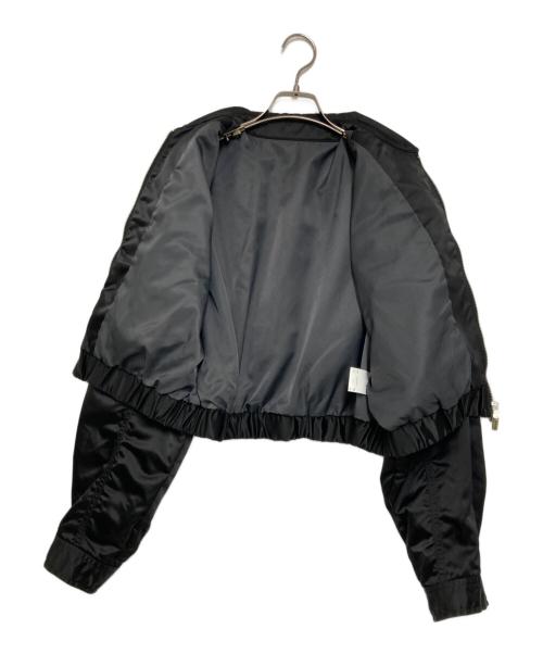 MAISON SPECIAL（メゾンスペシャル）MAISON SPECIAL (メゾンスペシャル) Metal twist button short blouson ブラック サイズ:freeの古着・服飾アイテム