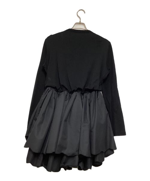 rosy monster（ロージーモンスター）rosy monster (ロージーモンスター) ダブルスカラップドッキングチュニック ブラック サイズ:freeの古着・服飾アイテム