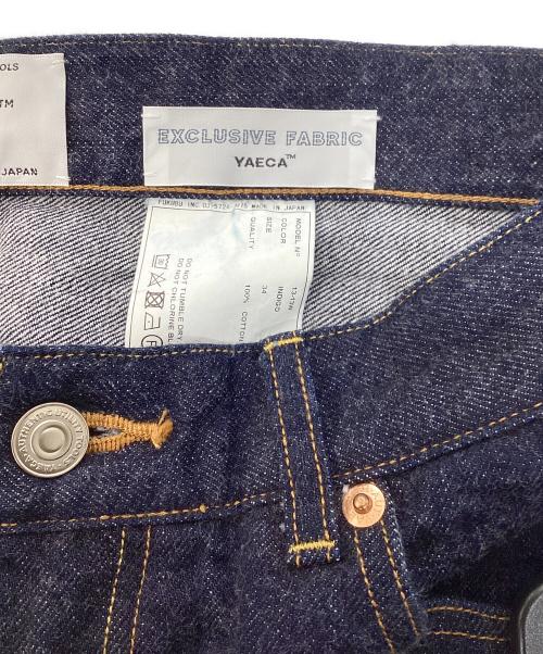 YAECA（ヤエカ）YAECA (ヤエカ) ワイドストレートデニムパンツ インディゴ サイズ:34の古着・服飾アイテム