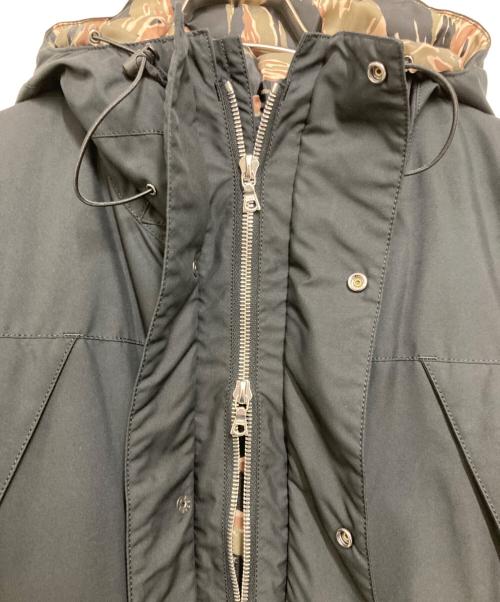 SOPHNET.（ソフネット）SOPHNET. (ソフネット) MOUNTAIN DOWN PARKA ブラック×カーキ サイズ:Sの古着・服飾アイテム