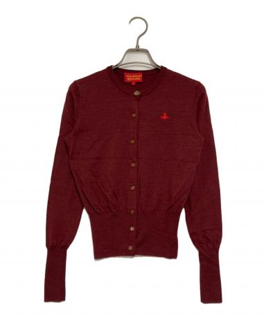 激レア！ vivienne westwood 菱形カーディガン ワインレッド 中古・古着通販】Vivienne Westwood RED LABEL (ヴィヴィアンウエスト