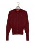 Vivienne Westwood RED LABEL（ヴィヴィアンウエストウッドレッドレーベル）の古着「オーブ刺繍ニットカーディガン」｜レッド