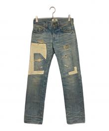 M-2009（エム2009）の古着「リペア加工デニムパンツ」｜インディゴ