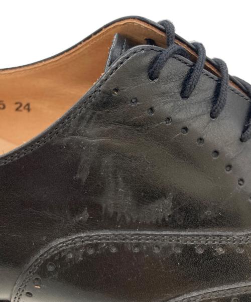 SCOTCH GRAIN（スコッチグレイン）SCOTCH GRAIN (スコッチグレイン) ウィングチップシューズ ブラック サイズ:24㎝の古着・服飾アイテム
