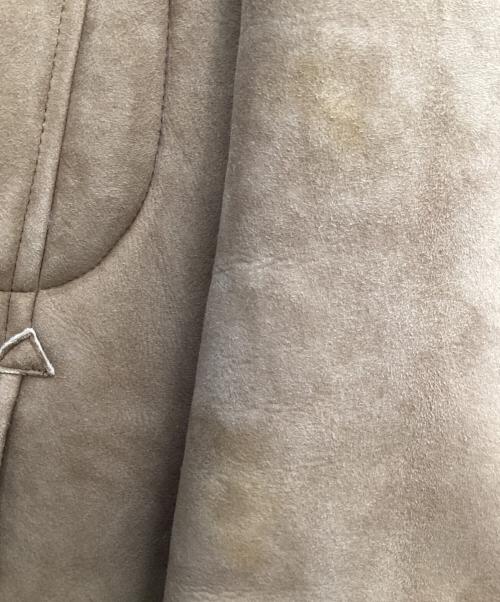 PAPAS（パパス）PAPAS (パパス) ムートンジャケット ベージュ サイズ:Mの古着・服飾アイテム