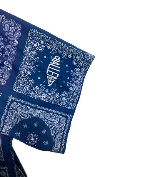 CHALLENGER（チャレンジャー）CHALLENGER (チャレンジャー) S/S BANDANA SHIRT ブルー×ホワイト サイズ:XLの古着・服飾アイテム