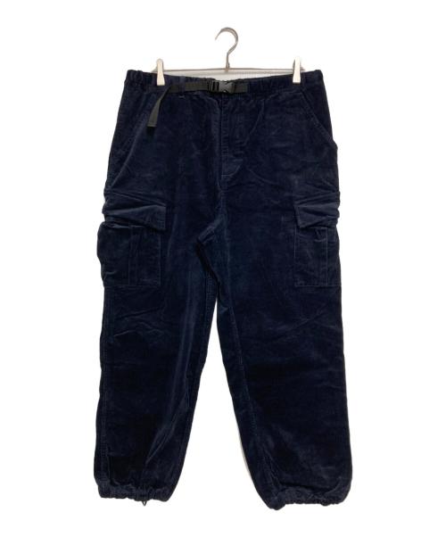 STABRIDGE（スタブリッジ）STABRIDGE (スタブリッジ) コーデュロイカーゴパンツ ネイビー サイズ:XLの古着・服飾アイテム