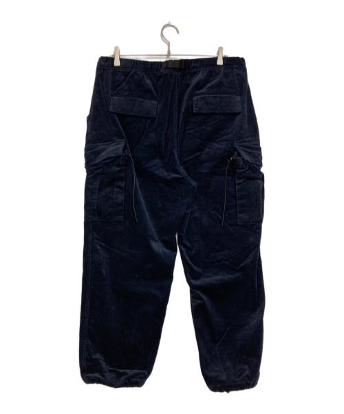 STABRIDGE（スタブリッジ）STABRIDGE (スタブリッジ) コーデュロイカーゴパンツ ネイビー サイズ:XLの古着・服飾アイテム