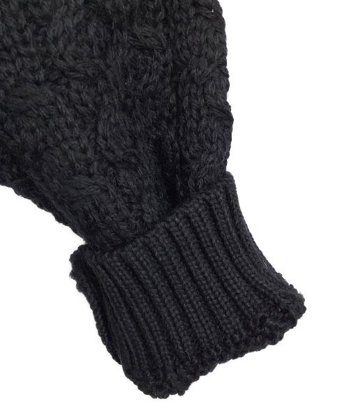 Kerry Woollen Mills（ケリーウールンミルズ）Kerry Woollen Mills (ケリーウールンミルズ) アランニット ネイビー サイズ:40の古着・服飾アイテム