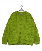 STRATHTAY by INVERALLANストラステイ バイ インバーアラン）の古着「4A cardigan」｜黄緑