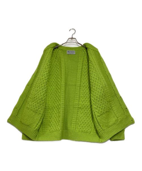 STRATHTAY by INVERALLAN（ストラステイ バイ インバーアラン）STRATHTAY by INVERALLAN (ストラステイ バイ インバーアラン) 4A cardigan 黄緑 サイズ:不明の古着・服飾アイテム