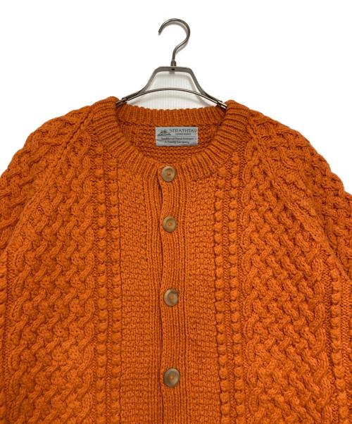 STRATHTAY by INVERALLAN（ストラステイ バイ インバーアラン）STRATHTAY by INVERALLAN (ストラステイ バイ インバーアラン) 4A cardigan オレンジ サイズ:不明の古着・服飾アイテム