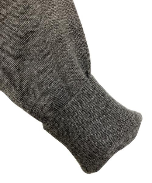 POLO RALPH LAUREN（ポロ・ラルフローレン）POLO RALPH LAUREN (ポロ・ラルフローレン) ロゴ刺繍ニット グレー サイズ:XSの古着・服飾アイテム