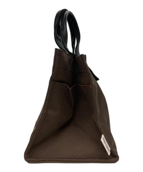 PEZ（ペッツ）PEZ (ペッツ) EAR (イア) ミディアムトートバッグ ブラウンの古着・服飾アイテム