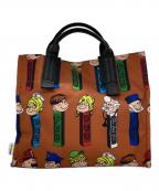 EAR×PEZイア×ペッツ）の古着「2WAYトートバッグ」｜ブラウン