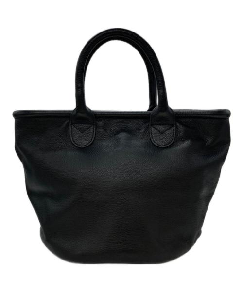 EAR（イア）EAR (イア) レザーハンドバッグ ブラックの古着・服飾アイテム