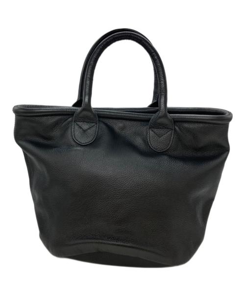 EAR（イア）EAR (イア) レザーハンドバッグ ブラックの古着・服飾アイテム