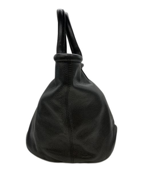 EAR（イア）EAR (イア) レザーハンドバッグ ブラックの古着・服飾アイテム