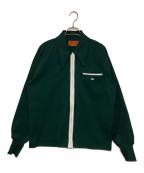 Searsシアーズ）の古着「70’S衿付きトラックジャケット」｜グリーン