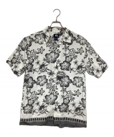 中古・古着通販】stussy (ステューシー) 90'S裾刺繍..アロハシャツ