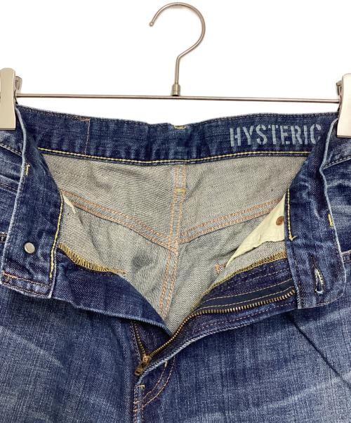 Hysteric Glamour（ヒステリックグラマー）Hysteric Glamour (ヒステリックグラマー) サイドラインストレートデニムパンツ インディゴ サイズ:31の古着・服飾アイテム