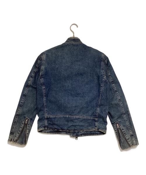 Schott（ショット）Schott (ショット) シングルデニムライダースジャケット インディゴ サイズ:Sの古着・服飾アイテム