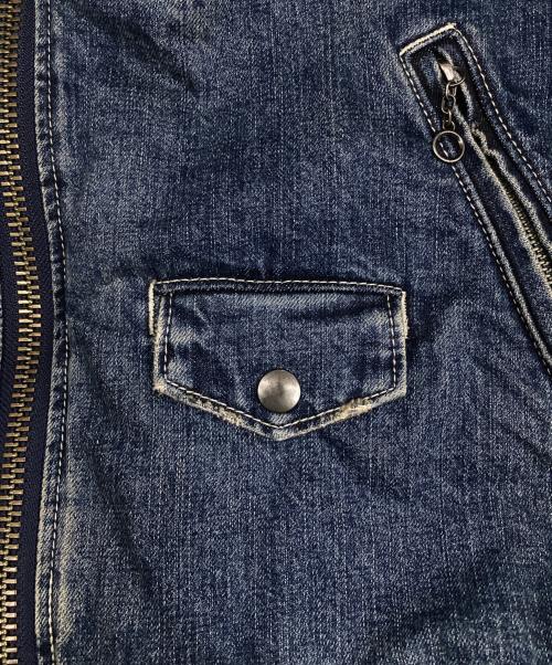 Schott（ショット）Schott (ショット) シングルデニムライダースジャケット インディゴ サイズ:Sの古着・服飾アイテム