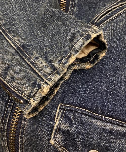 Schott（ショット）Schott (ショット) シングルデニムライダースジャケット インディゴ サイズ:Sの古着・服飾アイテム