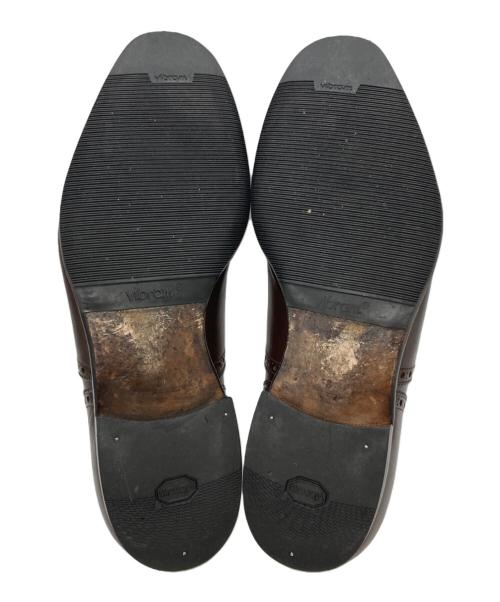 宮城興業/MIYAGI KOGYO（ミヤギコウギョウ）宮城興業/MIYAGI KOGYO (ミヤギコウギョウ) メダリオンシューズ ブラウン サイズ:８の古着・服飾アイテム