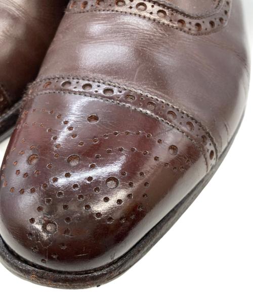 宮城興業/MIYAGI KOGYO（ミヤギコウギョウ）宮城興業/MIYAGI KOGYO (ミヤギコウギョウ) メダリオンシューズ ブラウン サイズ:８の古着・服飾アイテム