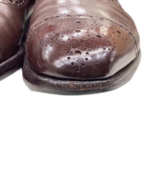 宮城興業/MIYAGI KOGYO（ミヤギコウギョウ）宮城興業/MIYAGI KOGYO (ミヤギコウギョウ) メダリオンシューズ ブラウン サイズ:８の古着・服飾アイテム