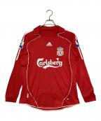 adidasアディダス）の古着「L/S ゲームシャツ」｜レッド