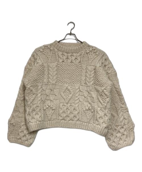 TODAYFUL（トゥデイフル）TODAYFUL (トゥデイフル) Pattern Hand Knit アイボリー サイズ:freeの古着・服飾アイテム