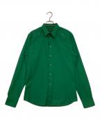 GIVENCHYジバンシィ）の古着「スター刺繍シャツ」｜グリーン