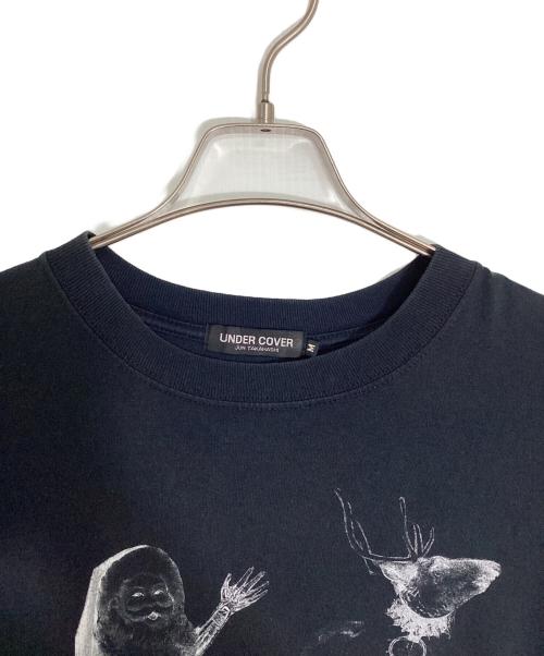 UNDERCOVER（アンダーカバー）UNDERCOVER (アンダーカバー) プリントTシャツ ブラック サイズ:Mの古着・服飾アイテム
