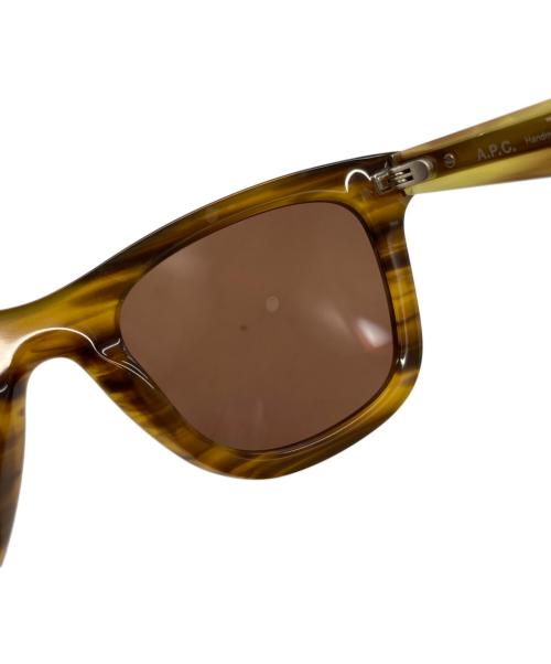 A.P.C.（アーペーセー）A.P.C. (アーペーセー) JOHN C2 サングラス ブラウン サイズ:50□21-145の古着・服飾アイテム