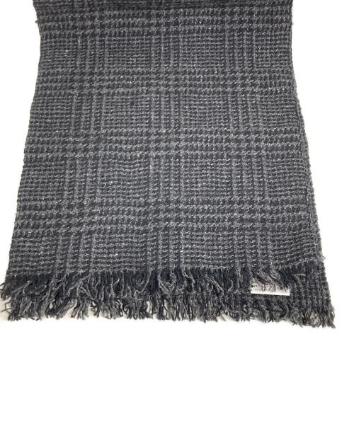 COMME des GARCONS HOMME（コムデギャルソン オム）COMME des GARCONS HOMME (コムデギャルソン オム) ウールマフラー ブラックの古着・服飾アイテム