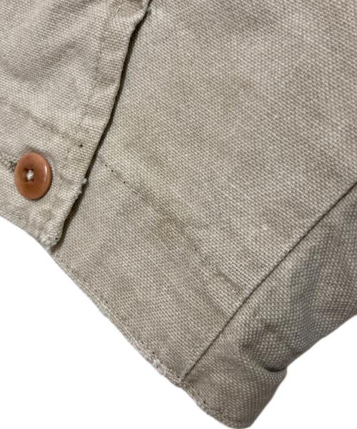 L.L.Bean（エルエルビーン）L.L.Bean (エルエルビーン) ダック地カバーオール アイボリー サイズ:Lの古着・服飾アイテム