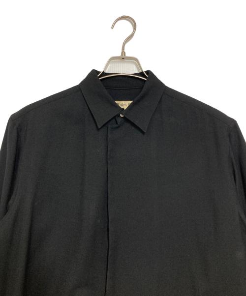 COMME des GARCONS（コムデギャルソン）COMME des GARCONS (コムデギャルソン) ウエストギャザー変形ウールワンピース ブラック サイズ:Ｍの古着・服飾アイテム