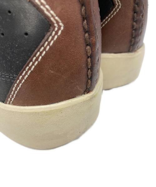 FEIT（フェイト（ファイト））FEIT (フェイト（ファイト）) PNTHA ハイカットスニーカー ブラック×ブラウン サイズ:US9の古着・服飾アイテム