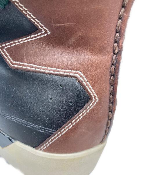 FEIT（フェイト（ファイト））FEIT (フェイト（ファイト）) PNTHA ハイカットスニーカー ブラック×ブラウン サイズ:US9の古着・服飾アイテム