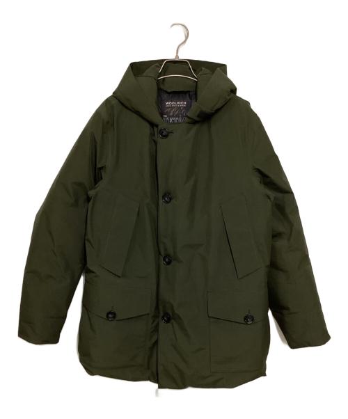 WOOLRICH（ウールリッチ）WOOLRICH (ウールリッチ) TETON フーディダウン ジャケット グリーン サイズ:Sの古着・服飾アイテム