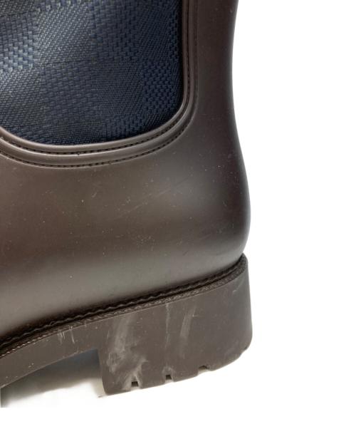 LOUIS VUITTON（ルイ ヴィトン）LOUIS VUITTON (ルイ ヴィトン) ダミエ グラフィット エンジニアブーツ ブラウン×ネイビー サイズ:8の古着・服飾アイテム