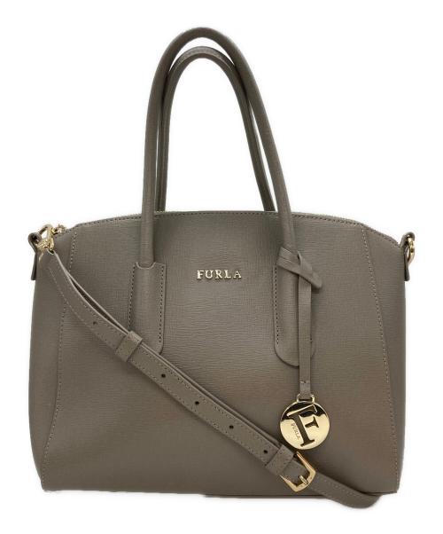 FURLA（フルラ）FURLA (フルラ) 2WAYバッグ グレーの古着・服飾アイテム