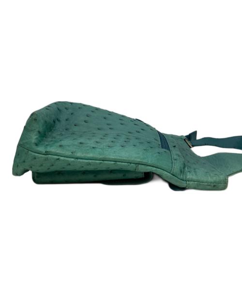 ROZEN（ローゼン）ROZEN (ローゼン) オーストリッチレザーショルダーバッグ グリーンの古着・服飾アイテム