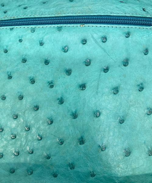 ROZEN（ローゼン）ROZEN (ローゼン) オーストリッチレザーショルダーバッグ グリーンの古着・服飾アイテム