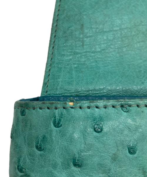 ROZEN（ローゼン）ROZEN (ローゼン) オーストリッチレザーショルダーバッグ グリーンの古着・服飾アイテム